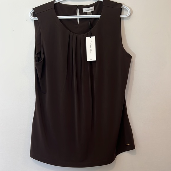 Calvin Klein , XL Brown top - Picture 2 of 3
